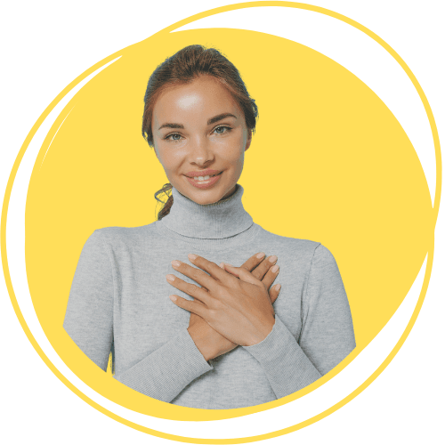 Man with fog around the head